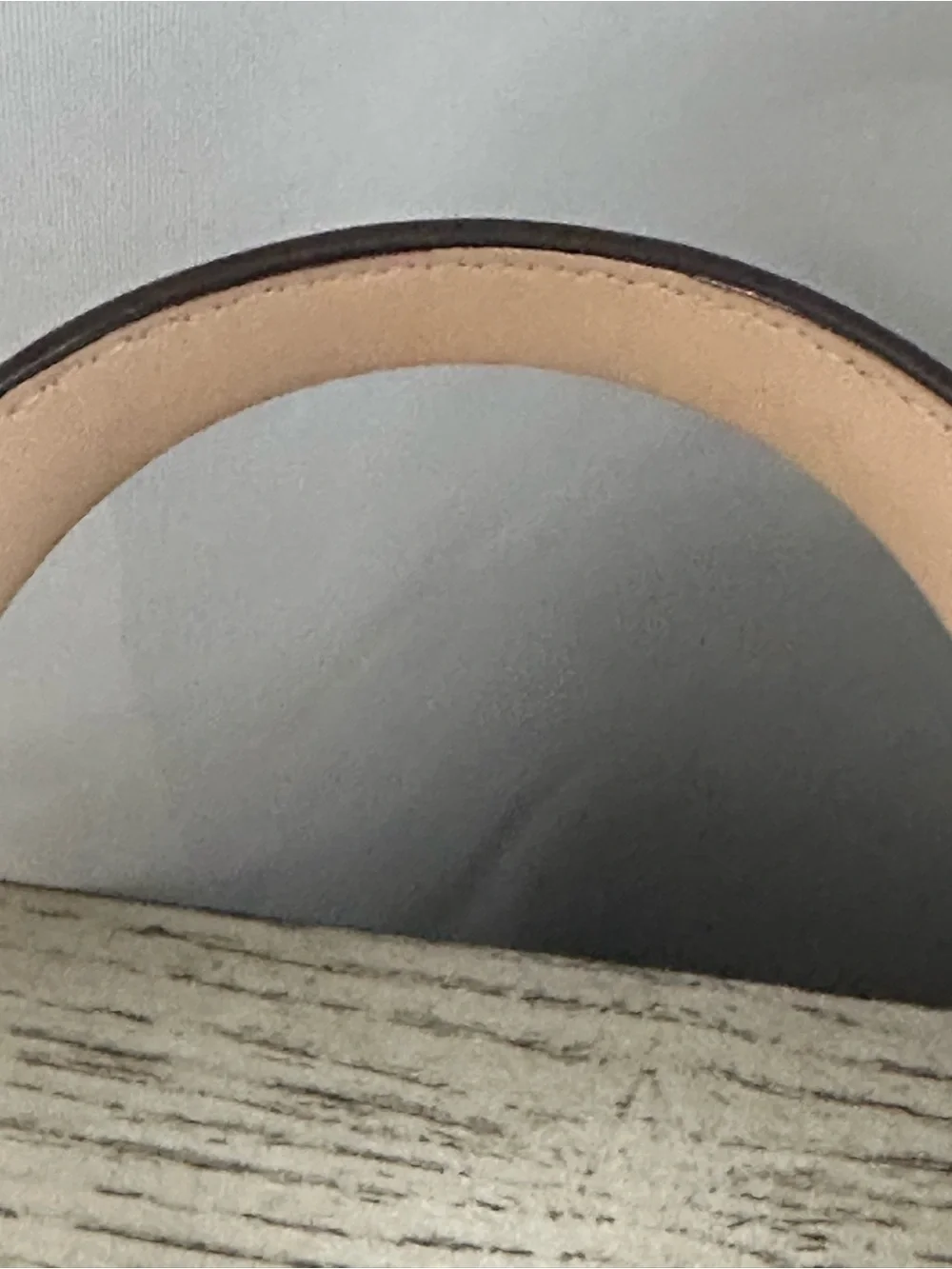 Michael Kors Gold Logo Satchel with Nude Trim